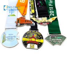 China-Hersteller 3D-Designs Metall-Zink-Legierung Druckguss Emaille Tanz Gymnastik Marathon Laufsport Logo Custom Award Medaille